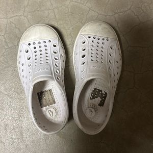 White Native Shoes size toddler 7